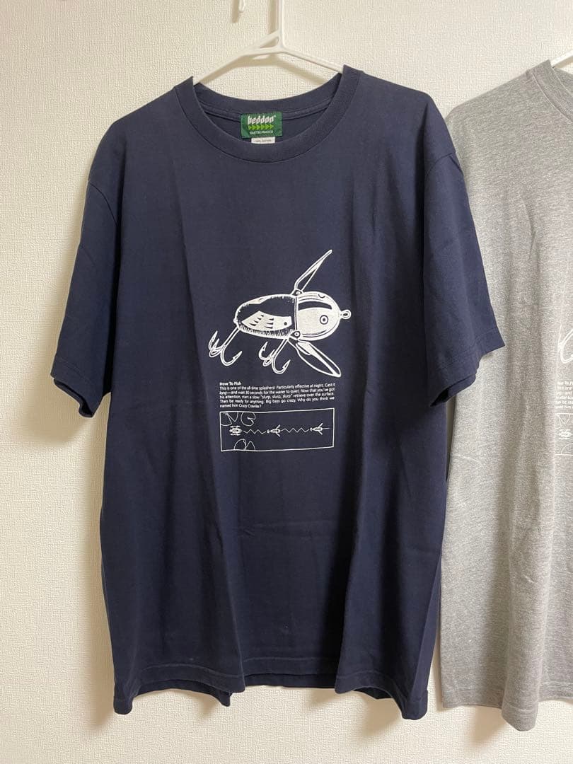 希少　へドン　Tシャツ　2011年度版　ネイビー　グレー　XL 2枚セット
