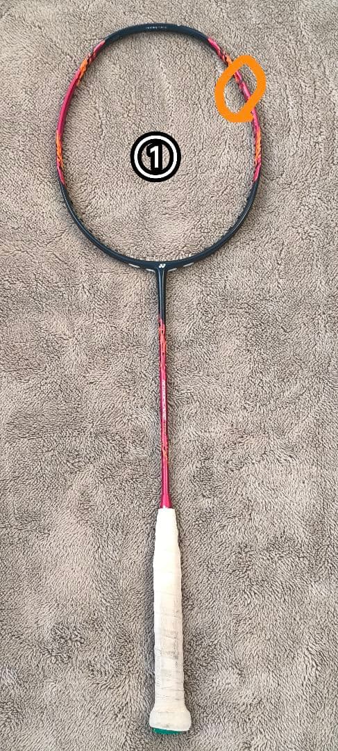 【ジャンク品】ナノフレア700 4UG6 3本セット バドミントン ラケット