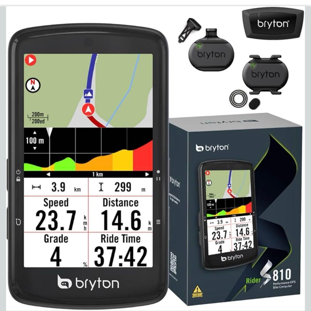 新品未開封　ブライトン Rider S810T GPS サイクルコンピューター