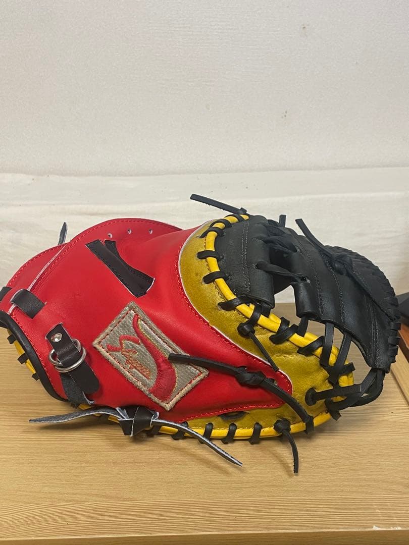 久保田スラッガー軟式キャッチャーミットオーダー　リペア品
