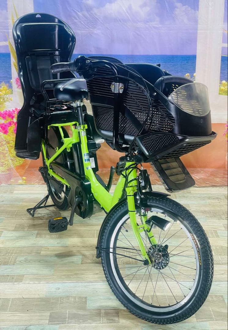 パスキス12AH⭐️人気モデル！ヤマハ子供乗せ電動アシスト自転車Y3292