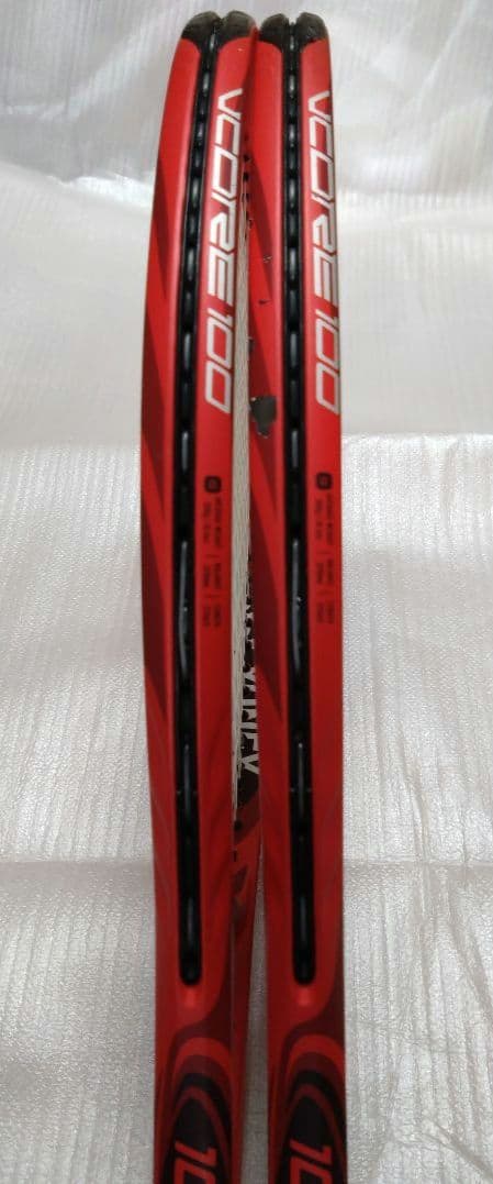YONEX VCORE 100 レッドラケット 2本セット　G２