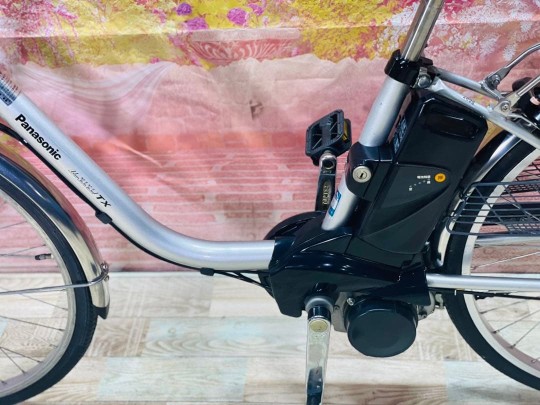 K2898 電動自転車パナソニック ママチャリ 24インチ 8.9Ah 送料無料