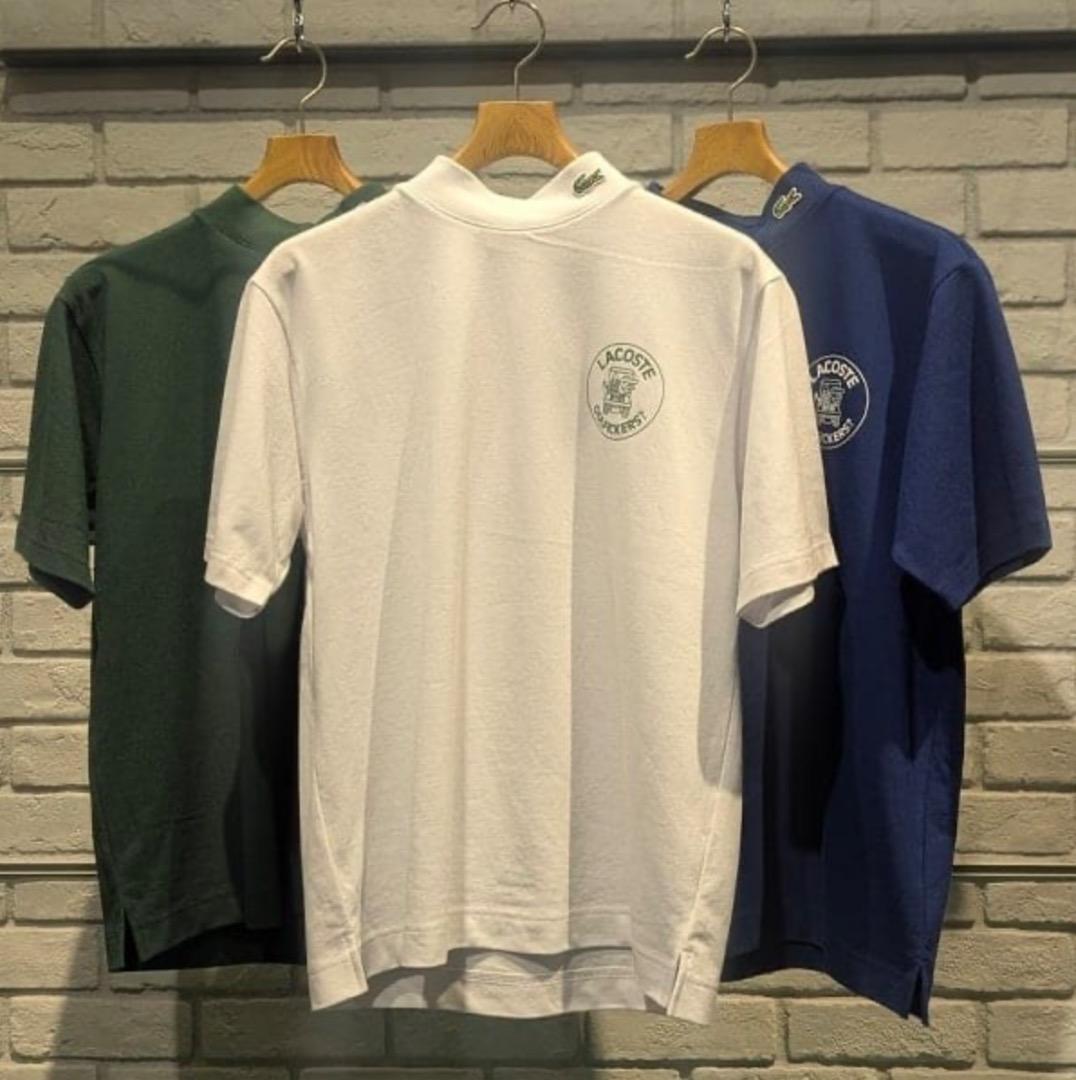 LACOSTE × Golfickers / モックネック -WHITE・XL-