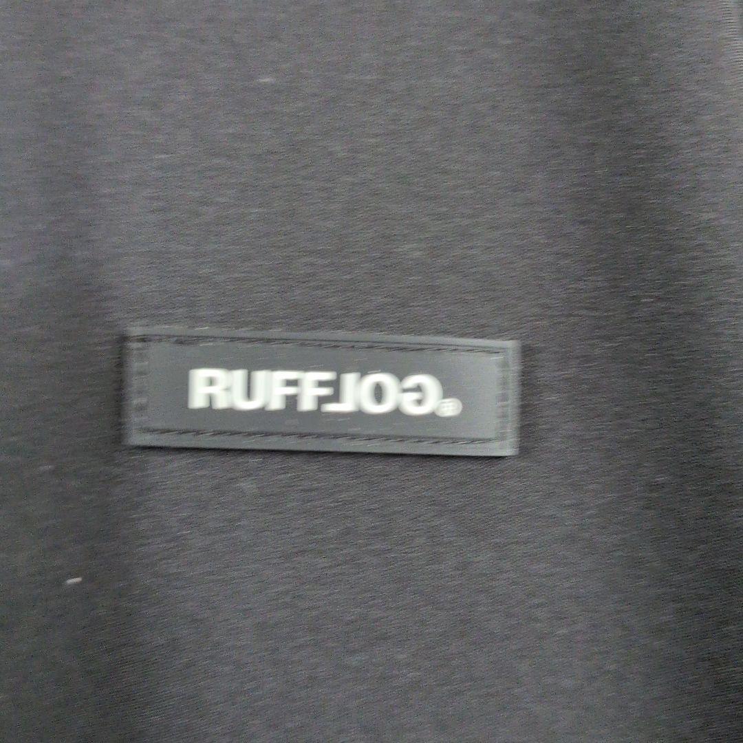 RUFFLOG. ブラック ジップアップシャツ