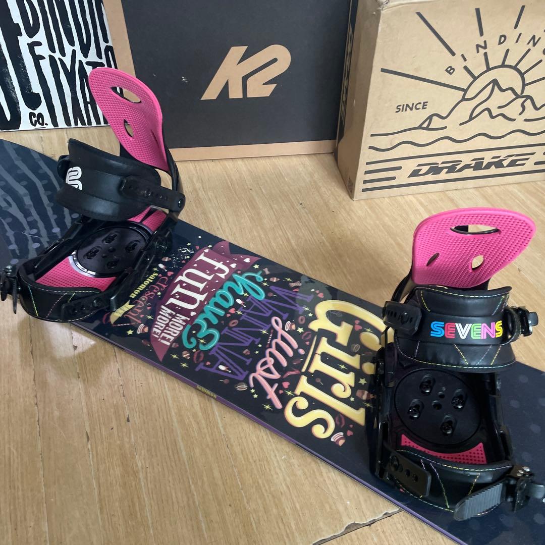 SALOMON×SEVENS　サロモン　バイン付　スノーボードセット