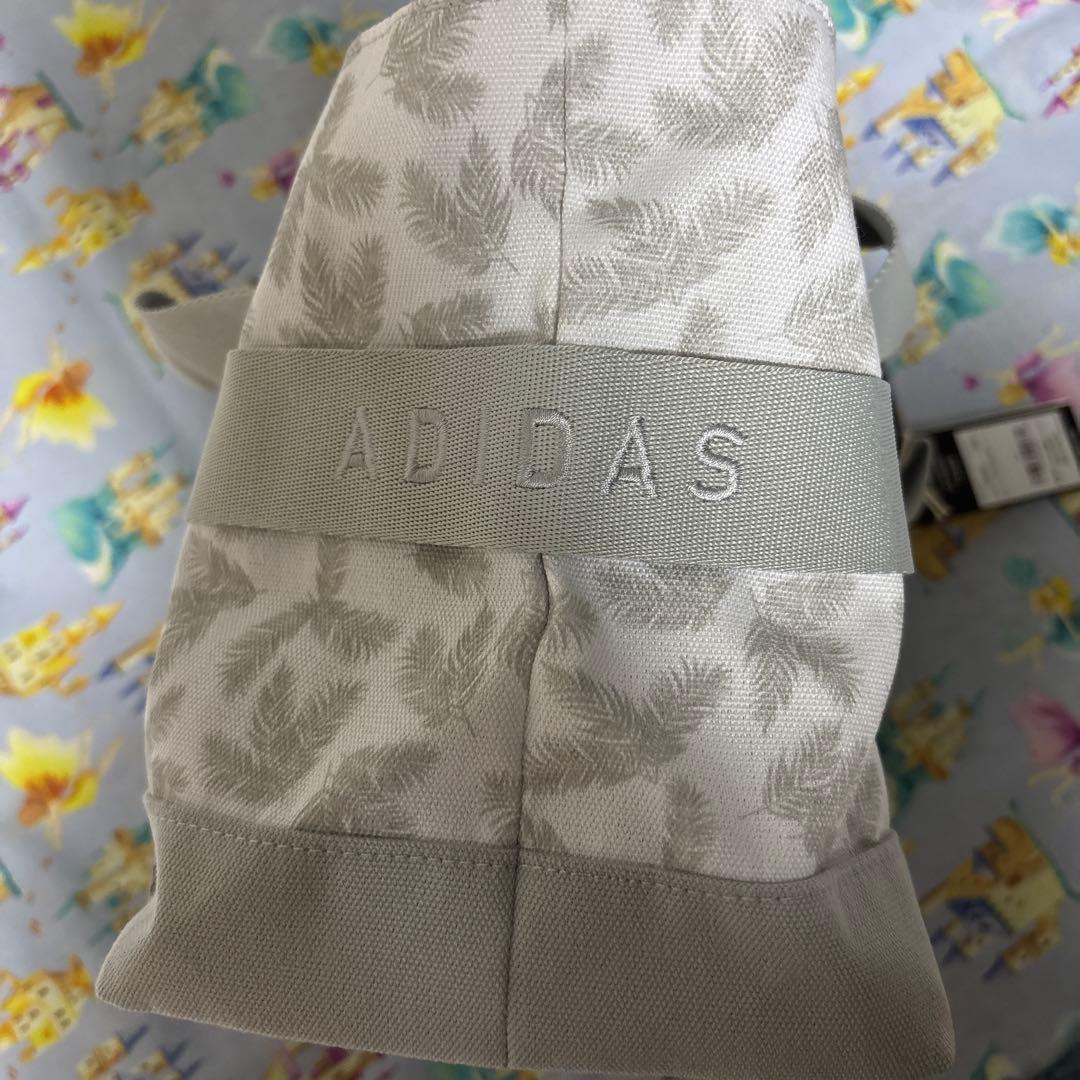 新品　adidas ハンドバッグ　ホワイト×グレー トートバッグ　ゴルフ
