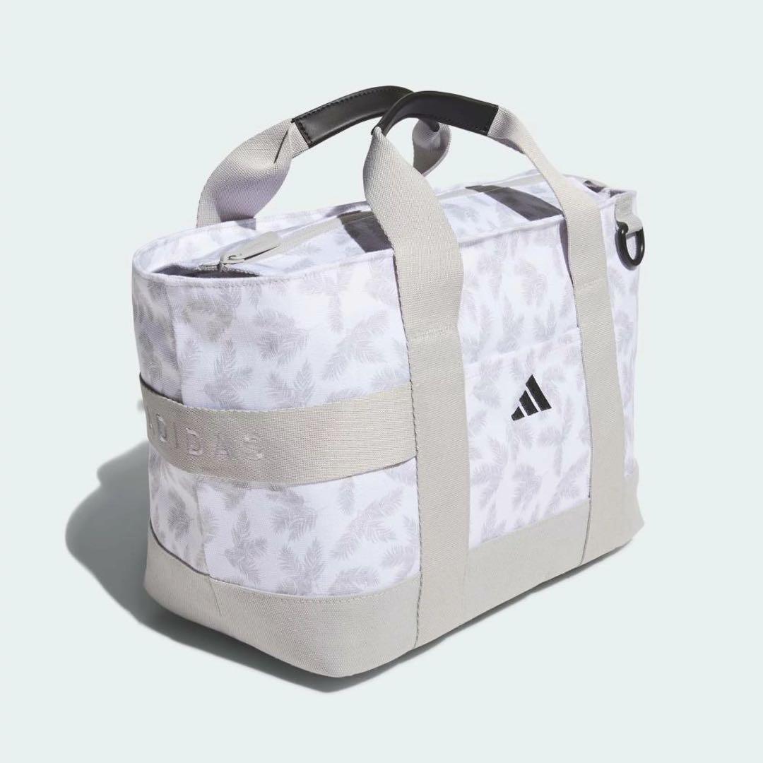 新品　adidas ハンドバッグ　ホワイト×グレー トートバッグ　ゴルフ