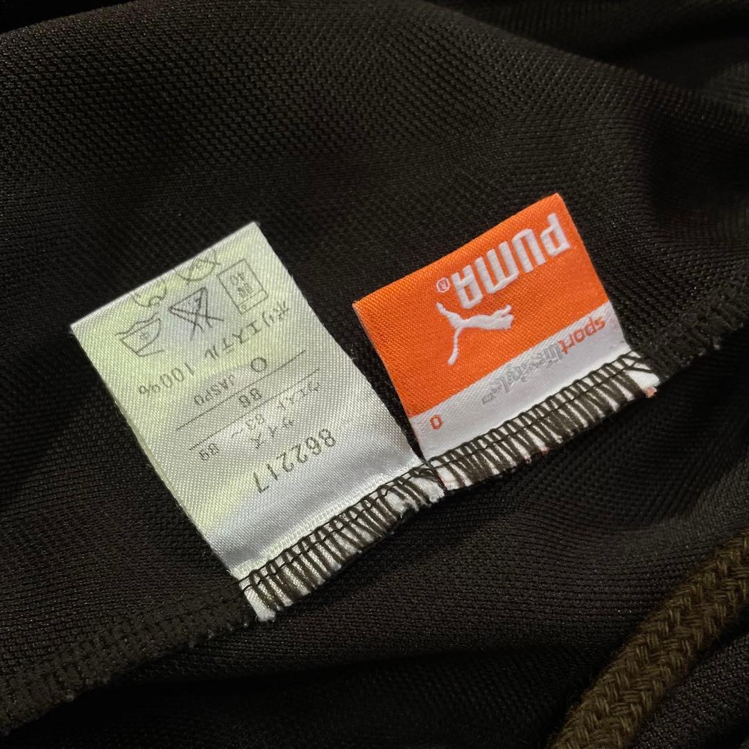 PUMA ジャージ セットアップ L/O こげ茶 白 ストライプ 上下