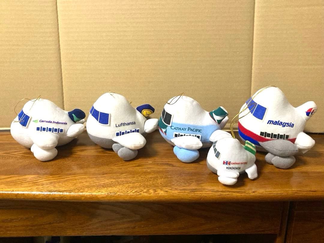 セガ マレーシア航空 ルフトハンザ キャセイパシフィック ぬいぐるみ 当時物