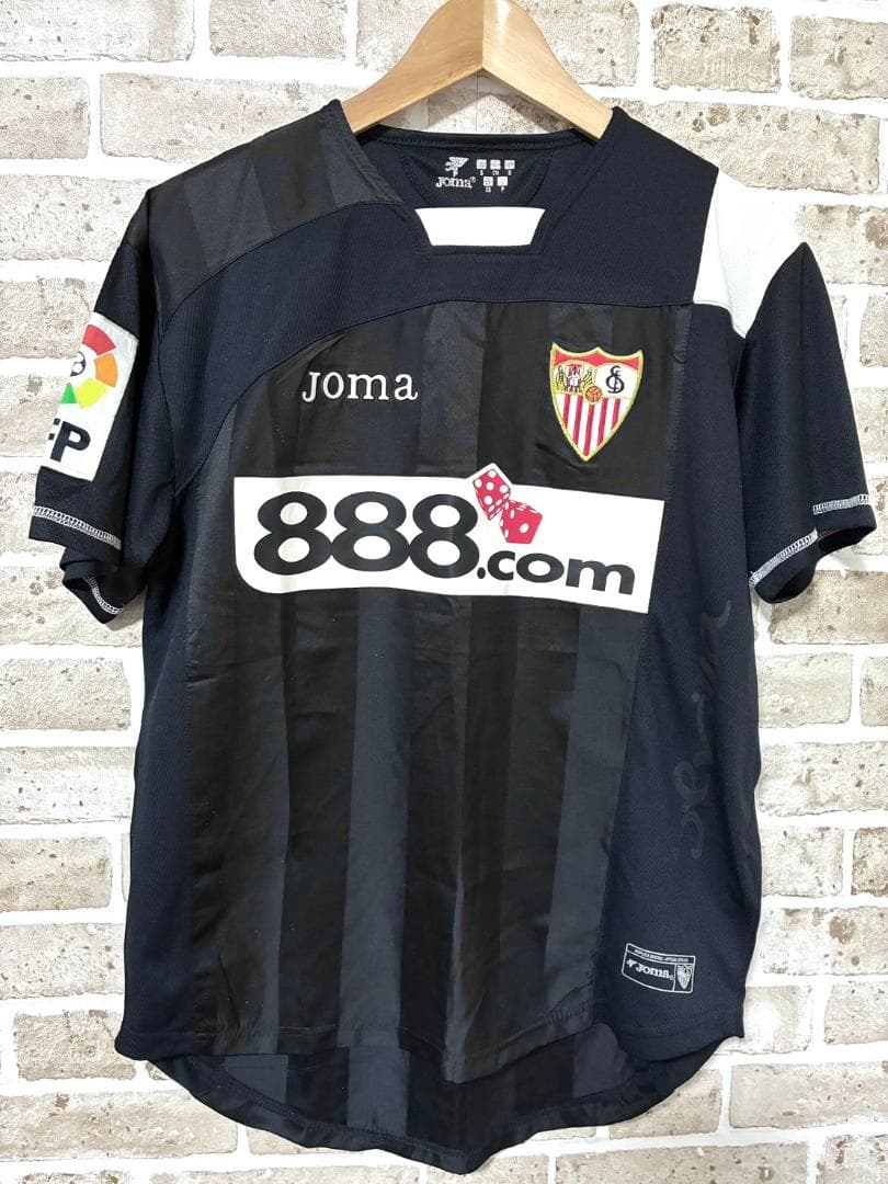 【早い者勝ち✨】joma セビージャ 無地 ユニフォーム S ブラック 黒