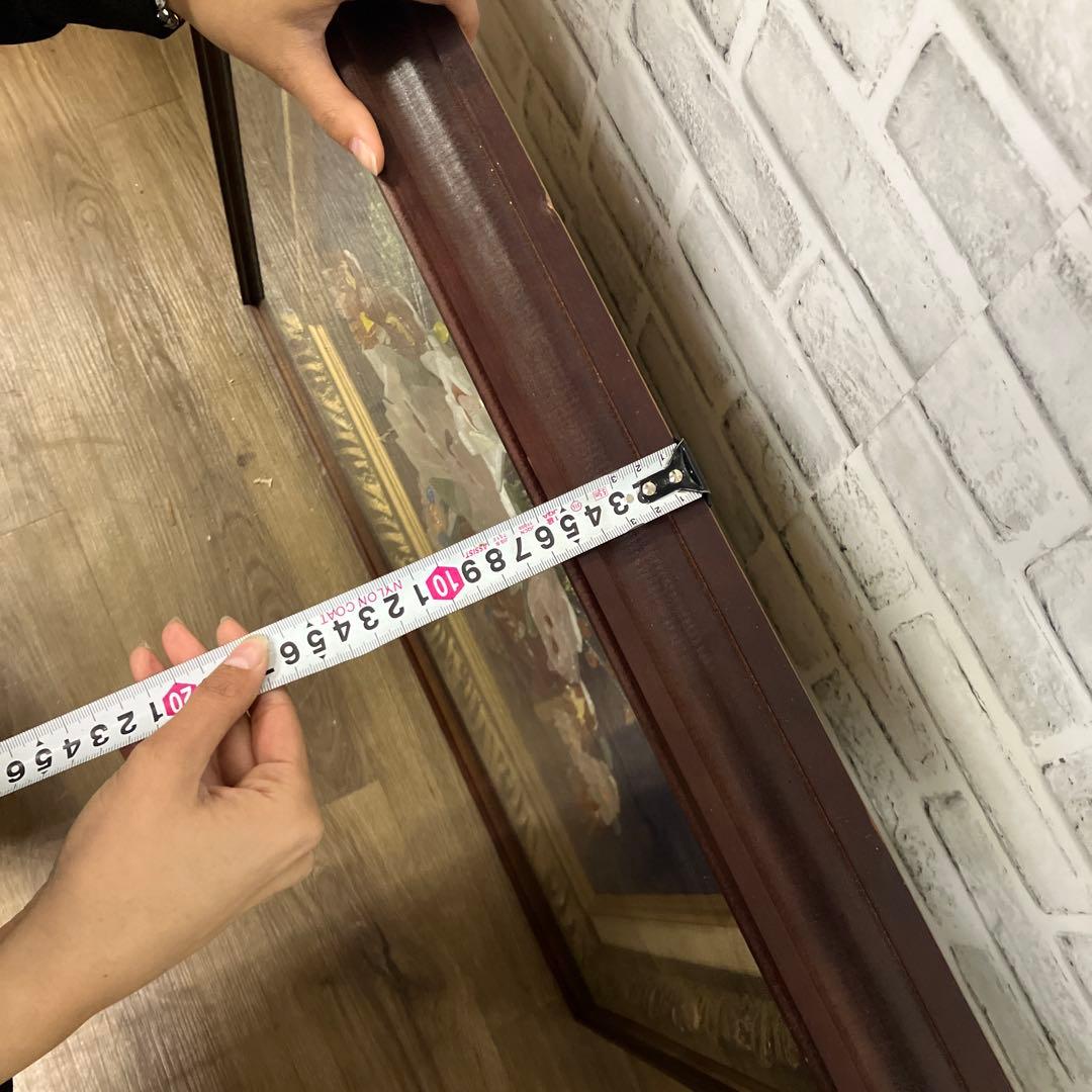 【極美品】天然石 宝石画 ストーンアート 花瓶の花 額装 立体 縁起物 華やか
