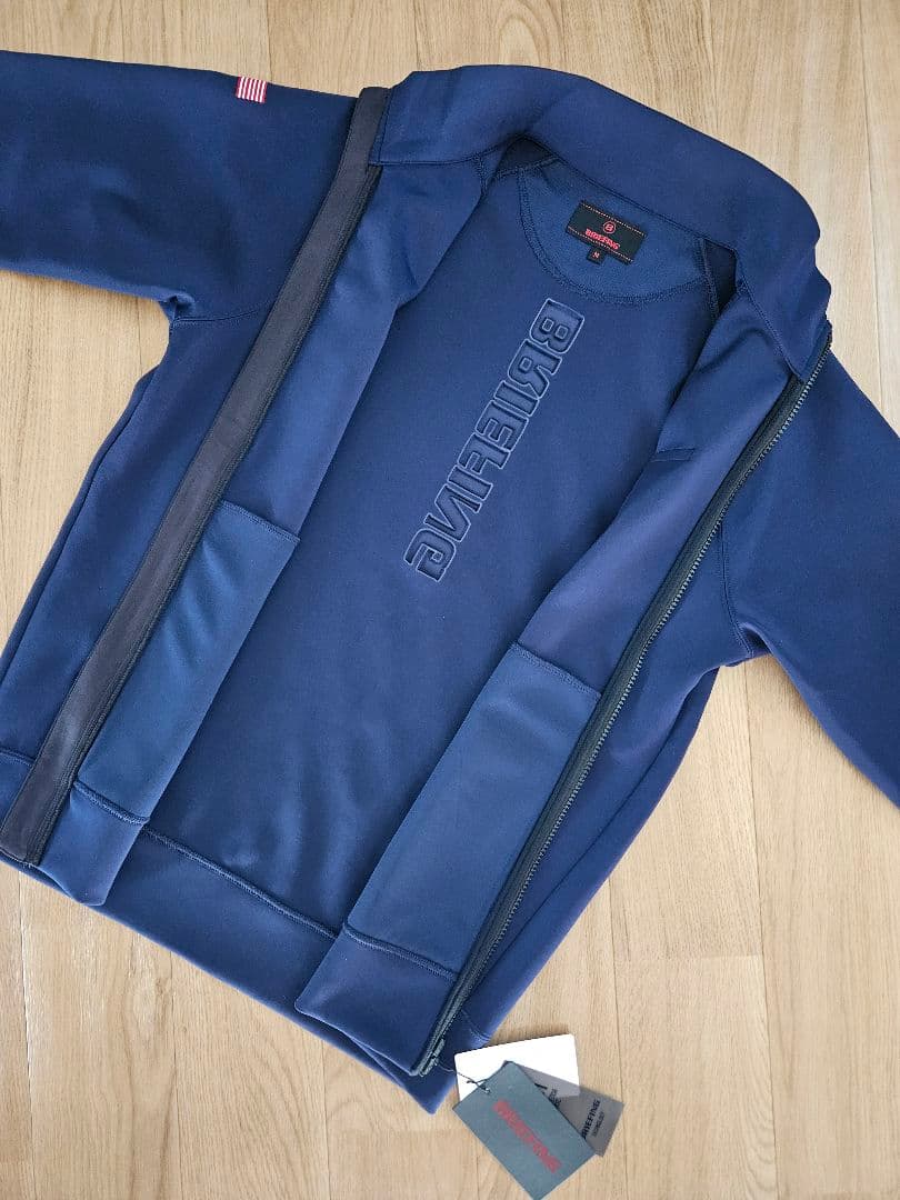 【BRIEFING】3D LOGO BLOUSON　ネイビー　M　新品未使用