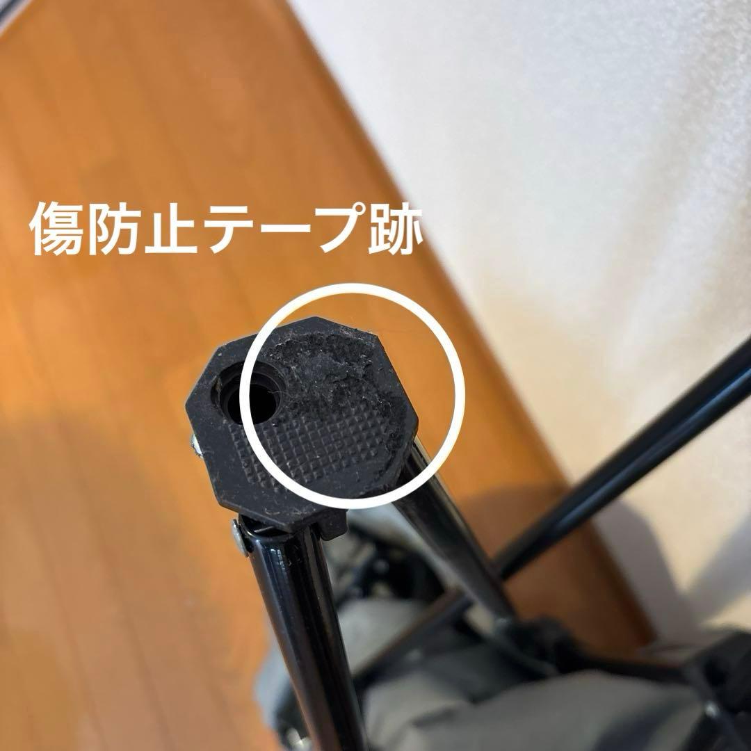 折りたたみアウトドアチェア グレー/ブラック　２個セット