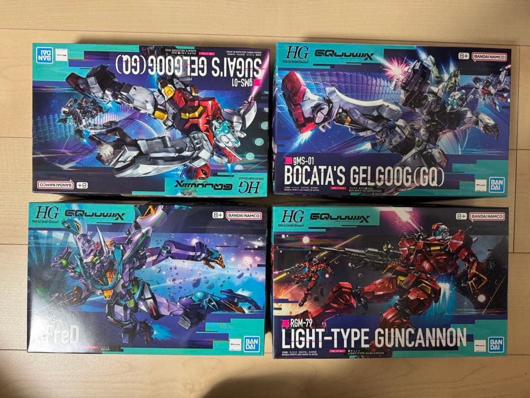 新品　GQuuuuuuX ジークアクス　14体セット　フルコンプ　ガンプラ