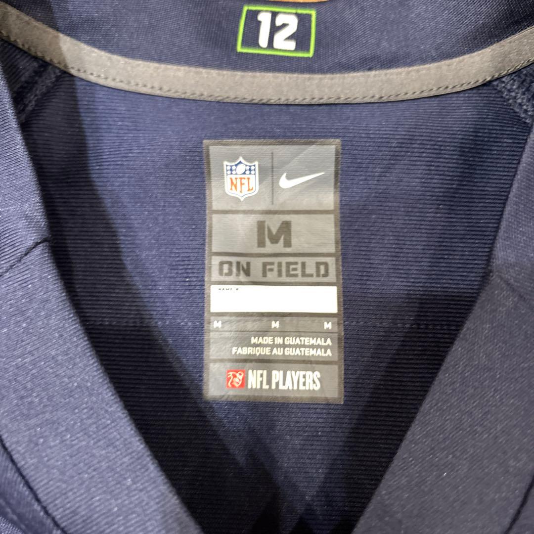 【極美品】NFL ラッセル・ウィルソン シーホークス ユニフォーム ナイキ M