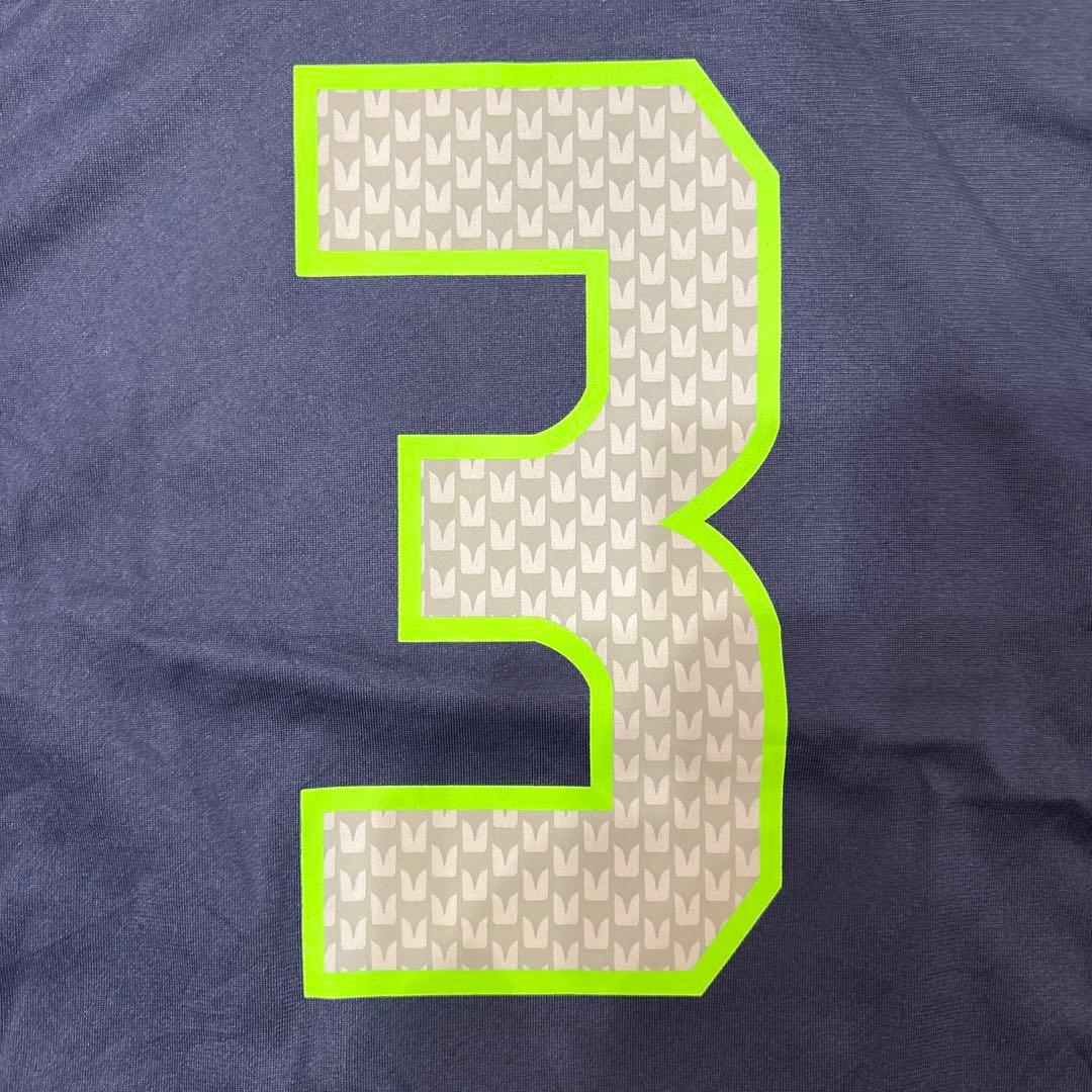 【極美品】NFL ラッセル・ウィルソン シーホークス ユニフォーム ナイキ M