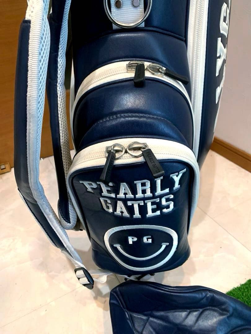 正規品　パーリーゲイツ　スタンド　キャディバッグ　ネイビー　メンズ　レディース