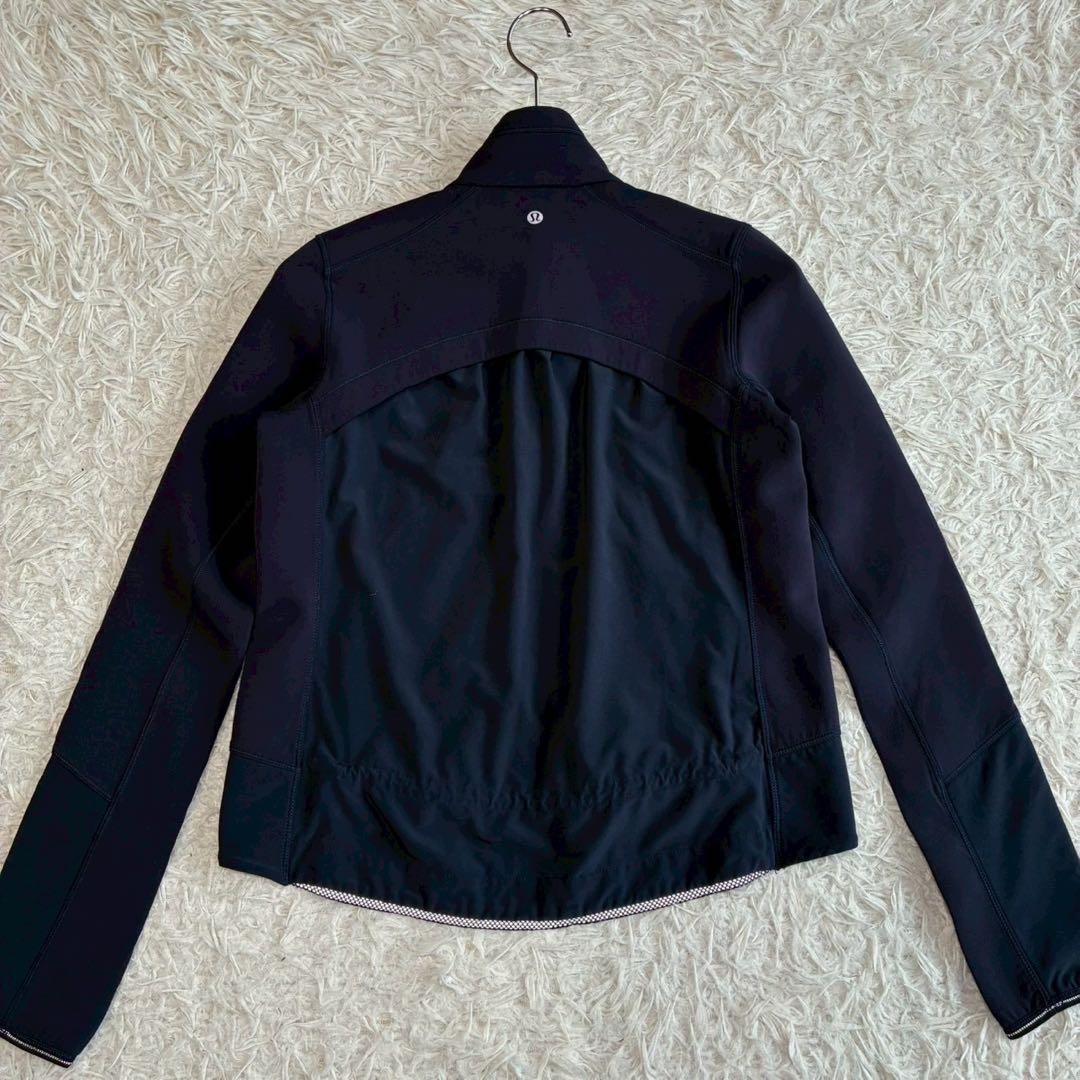 ◎人気 ルルレモン ストレッチ ジップアップジャケット 切替デザイン サイズ4