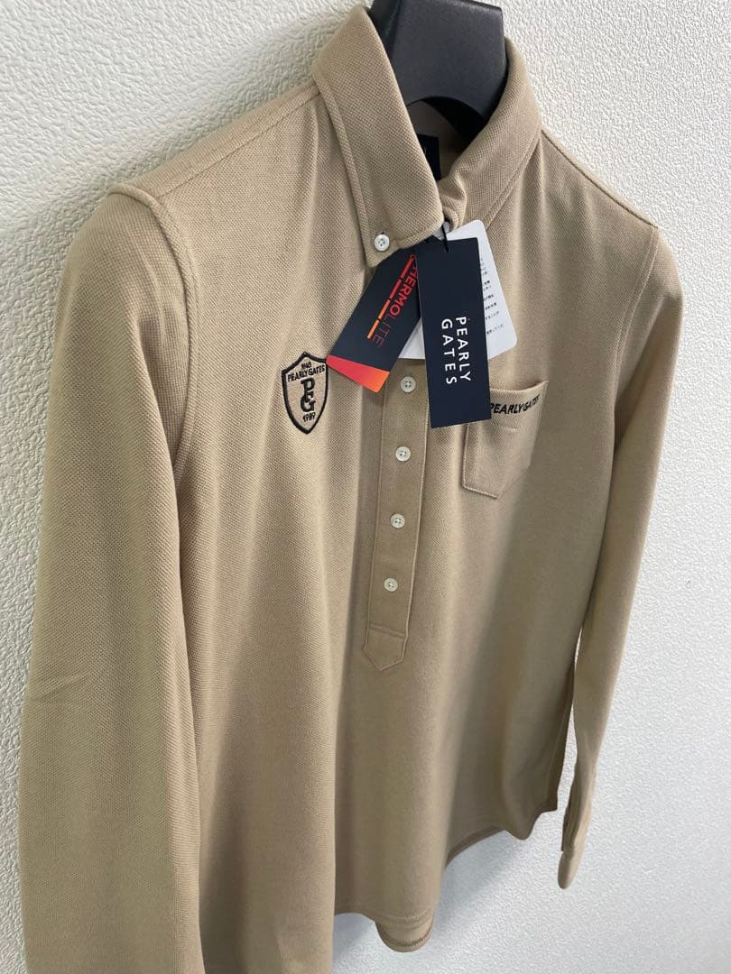 パーリーゲイツ　新品　2号 ベージュシャツ