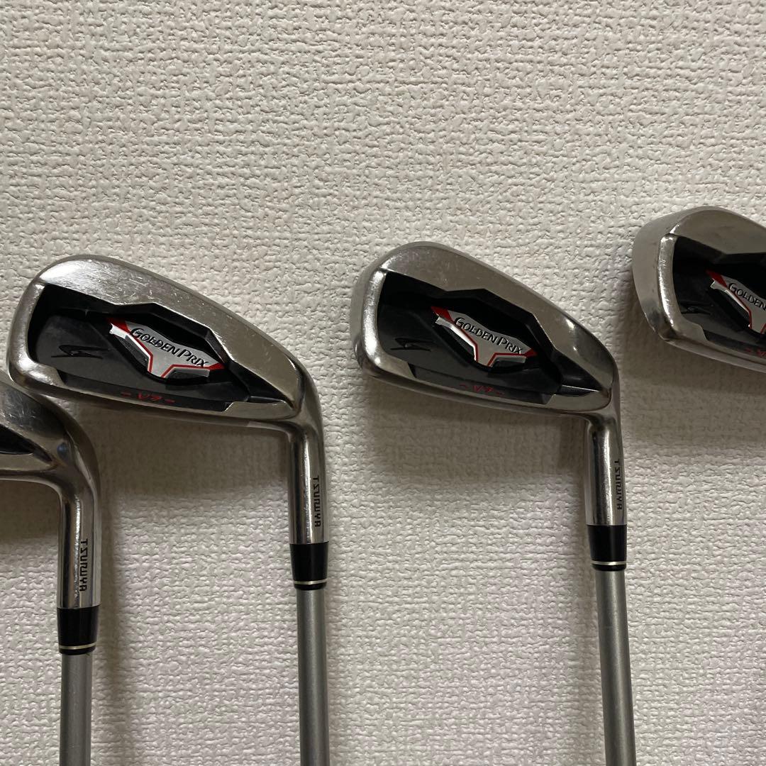 ツルヤゴルフ　GOLDENPRIX V7 アイアンセット6本 5I〜Ｐ