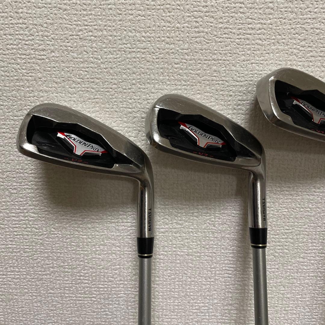 ツルヤゴルフ　GOLDENPRIX V7 アイアンセット6本 5I〜Ｐ