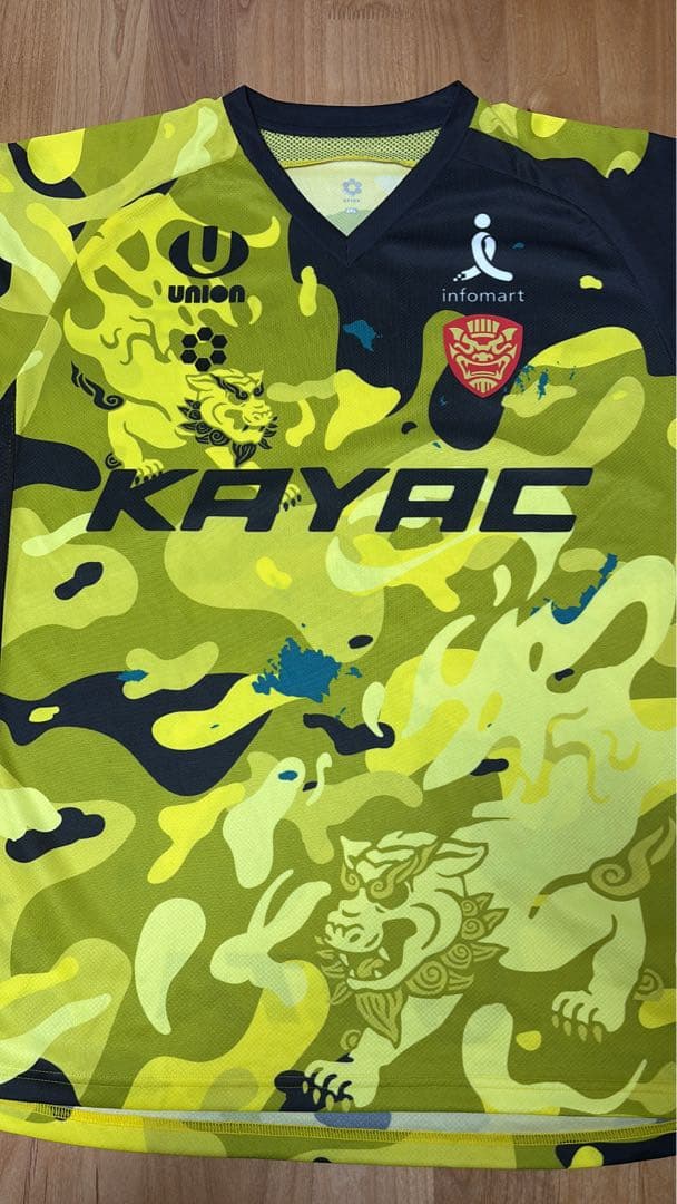 FC琉球 Jリーグ KAYAC 迷彩キーパーユニフォーム