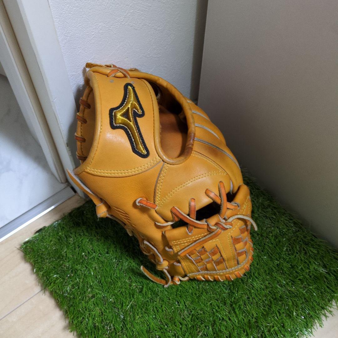 【貴重！初期ロット】ミズノプロ　硬式内野手BSS限定グラブ　ММ型ビターオレンジ
