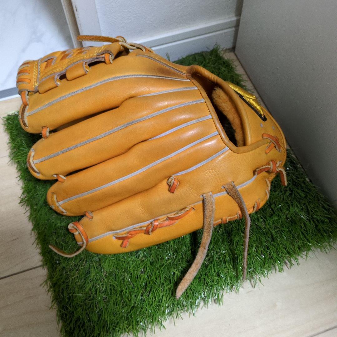 【貴重！初期ロット】ミズノプロ　硬式内野手BSS限定グラブ　ММ型ビターオレンジ