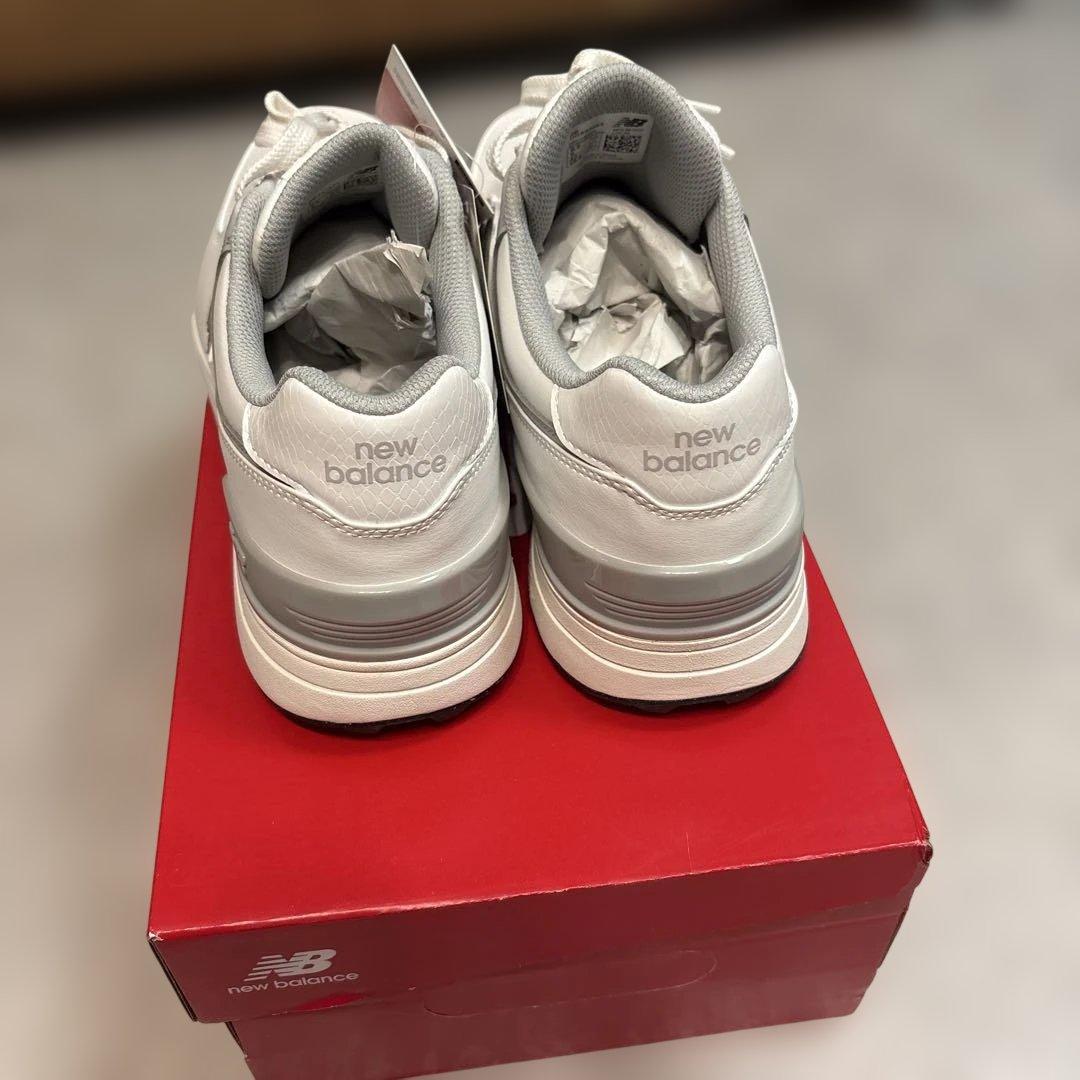 未使用New Balance UGS574S3ホワイト ゴルフシューズ26.5