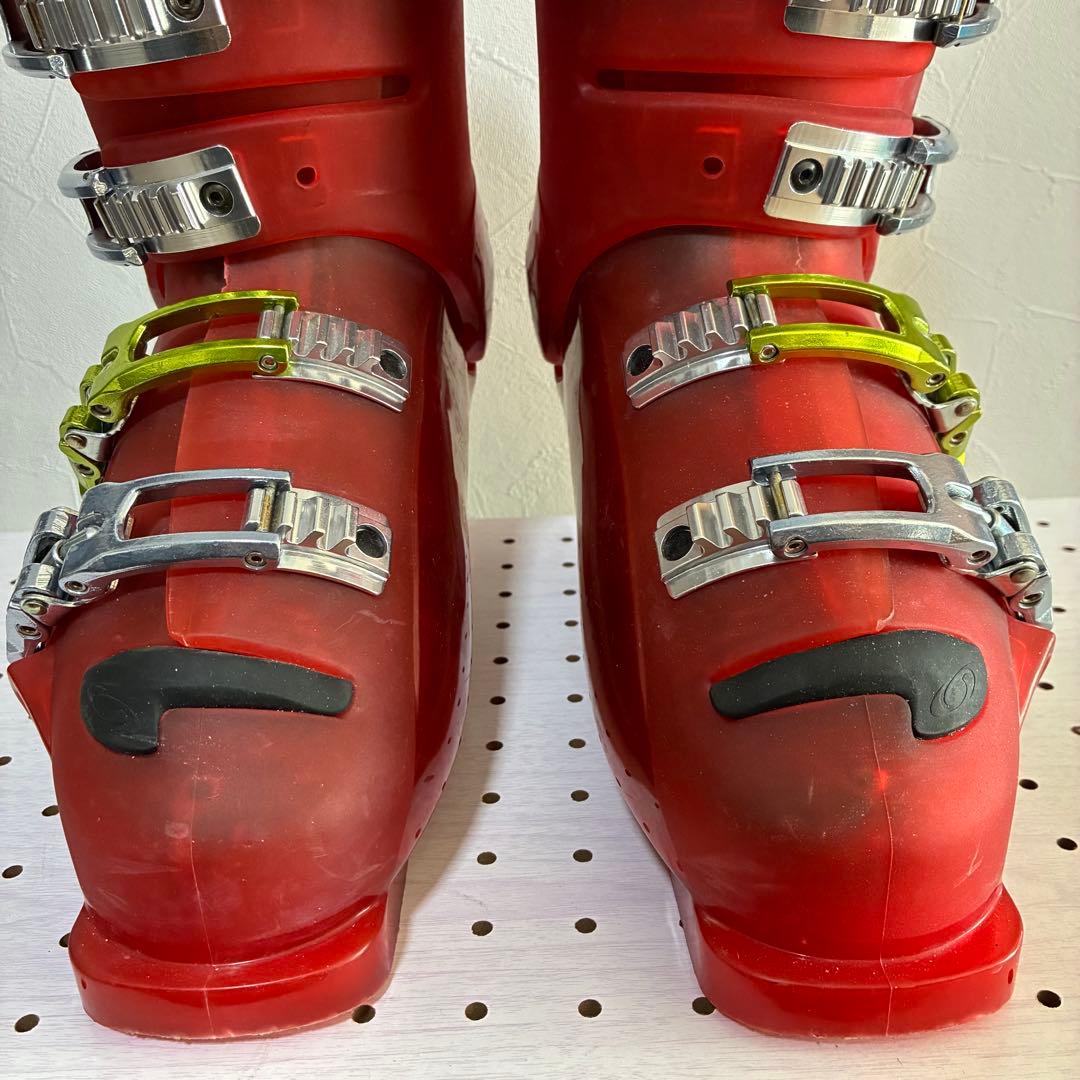 SALOMON COURSE 26.5 レッドスキー靴
