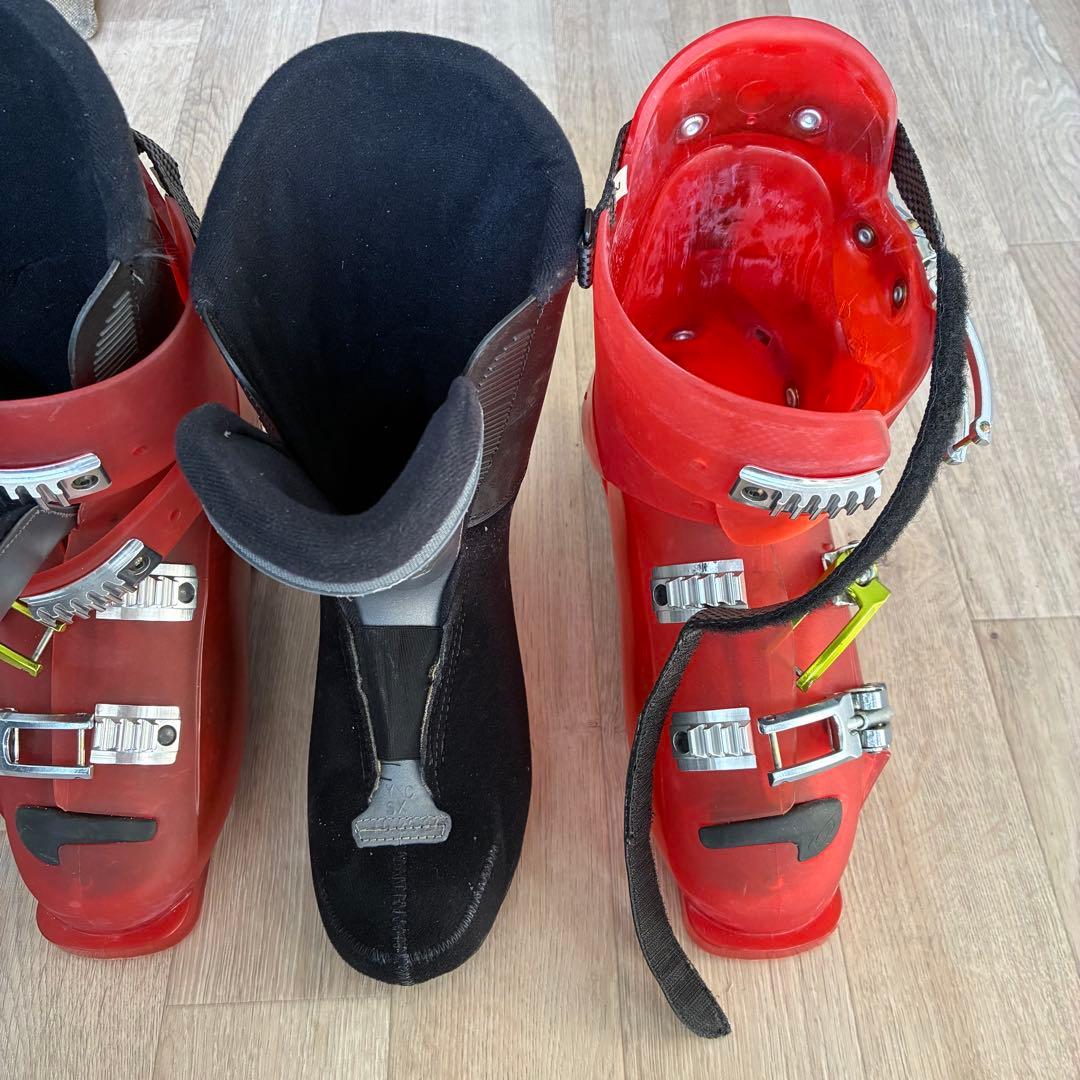SALOMON COURSE 26.5 レッドスキー靴