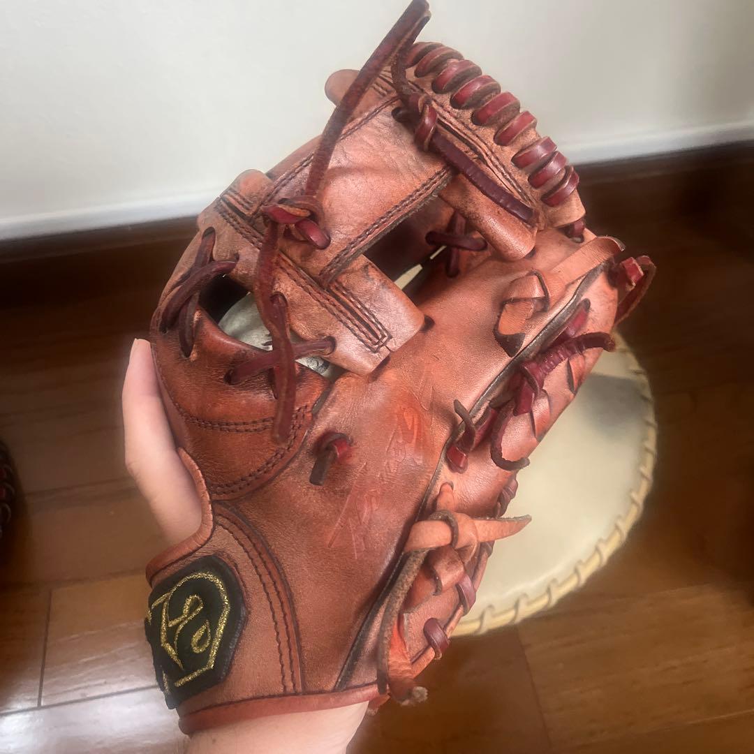 即戦力　型抜群　ザナックス 硬式 グローブ グラブ 内野手用 トラストエックス