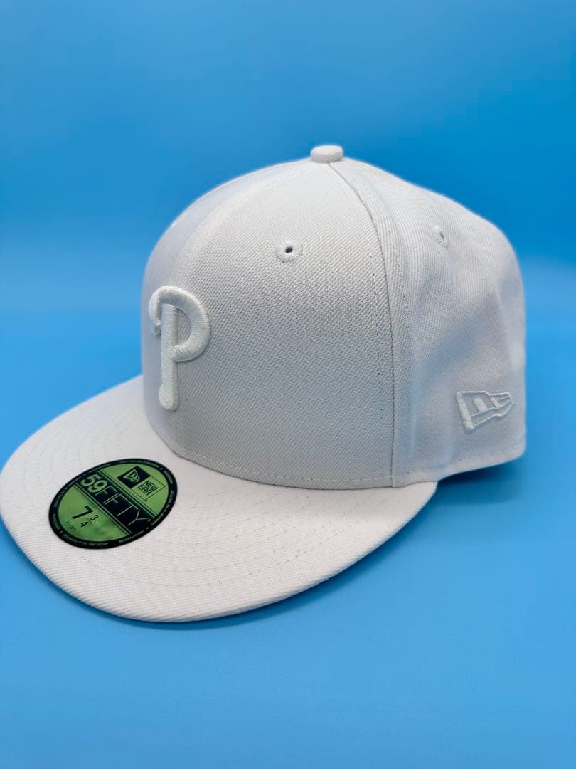 フィリーズ New Era 59FIFTY ホワイトキャップ 7 1/4