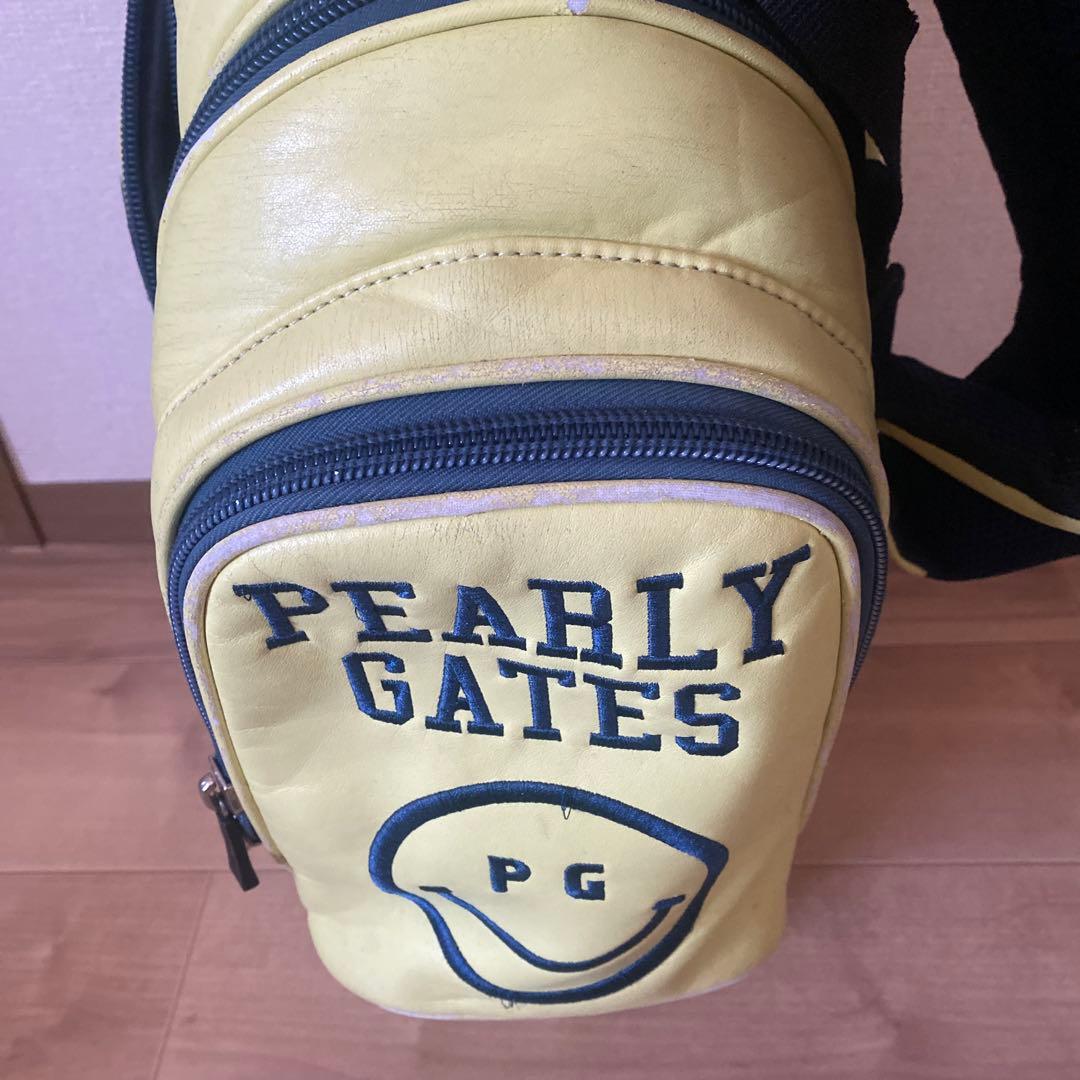 PEARLY GATES キャディバッグ イエロー