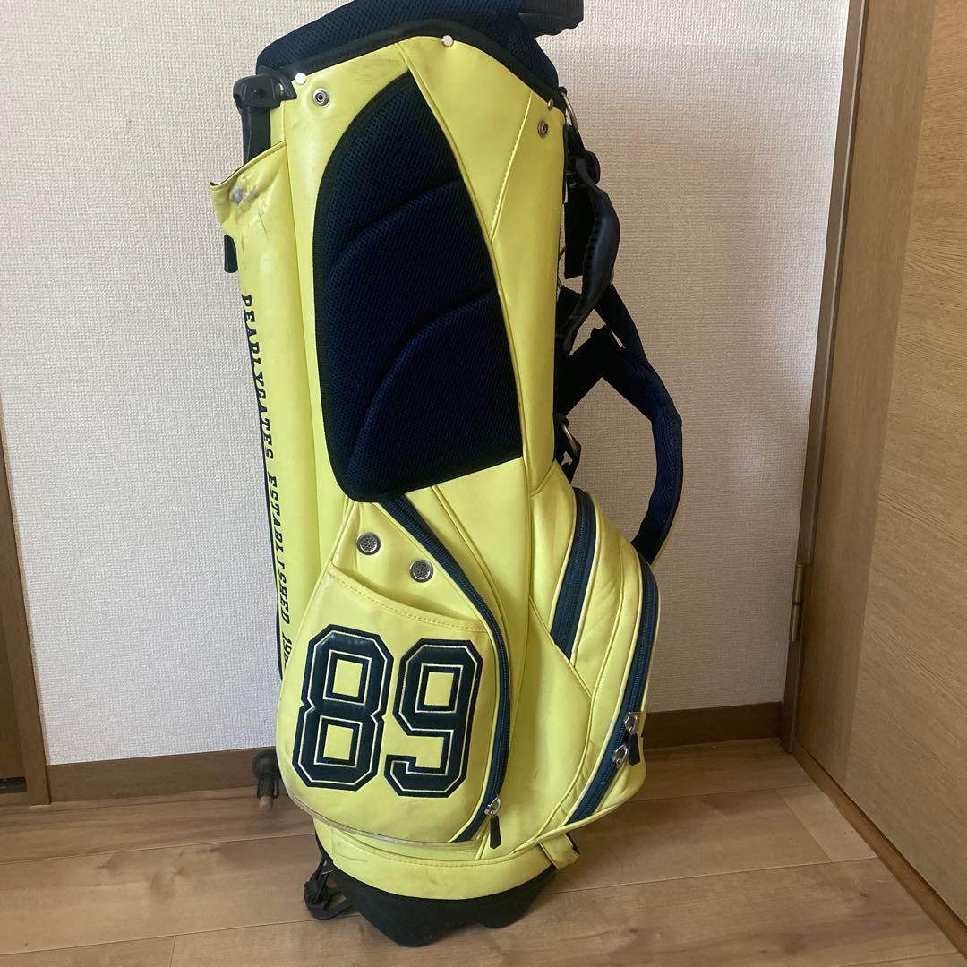 PEARLY GATES キャディバッグ イエロー