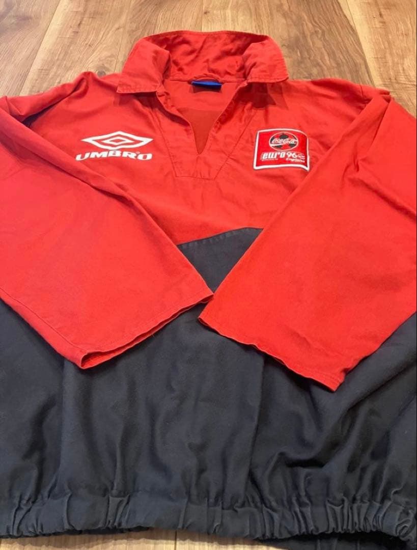 UMBRO イングランド EURO96 コカコーラ プルオーバーXL 古着