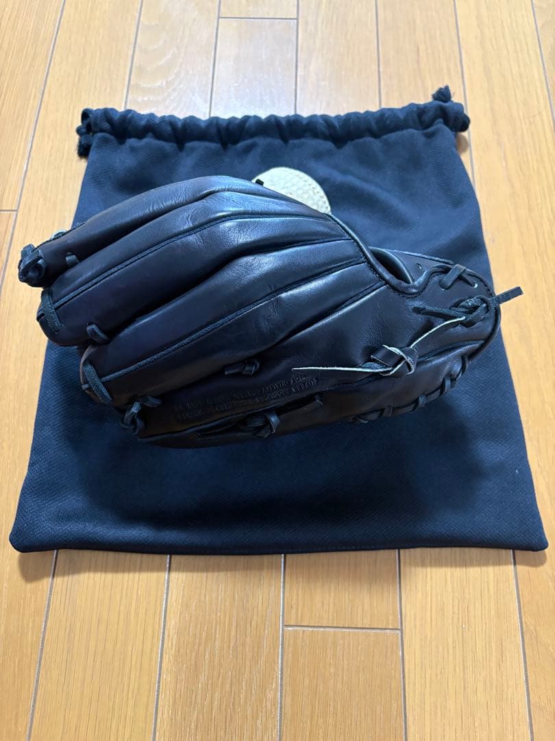 オマケ付き ミズノビクトリーステージ硬式グローブ 内野手用 黒 未使用