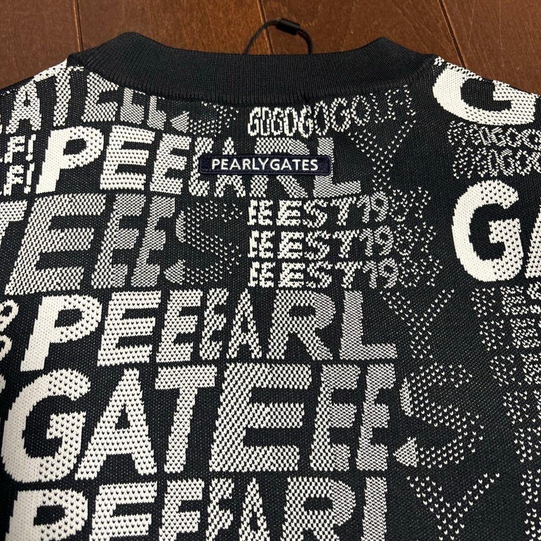 パーリーゲイツ　14GG2P光栓グラデーションロゴ柄セーターサイズ2