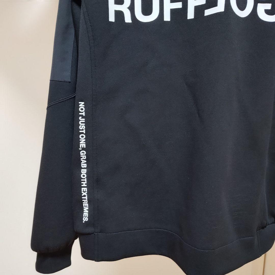 S ラフロッグ RUFFLOG ゴルフ フーディ パーカー ブラック