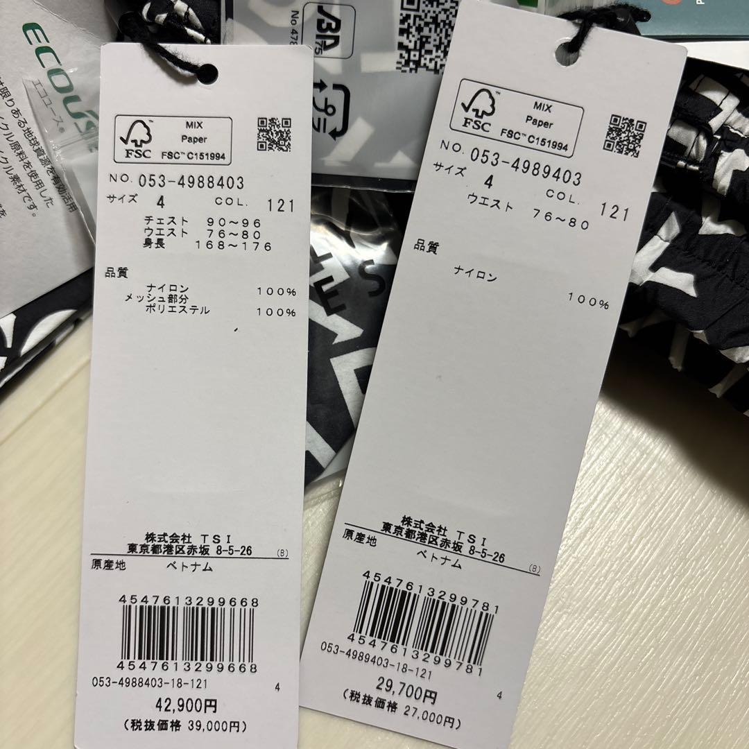 M ★新品 パーリーゲイツ レインウェア 上下セット 053-4988403 単