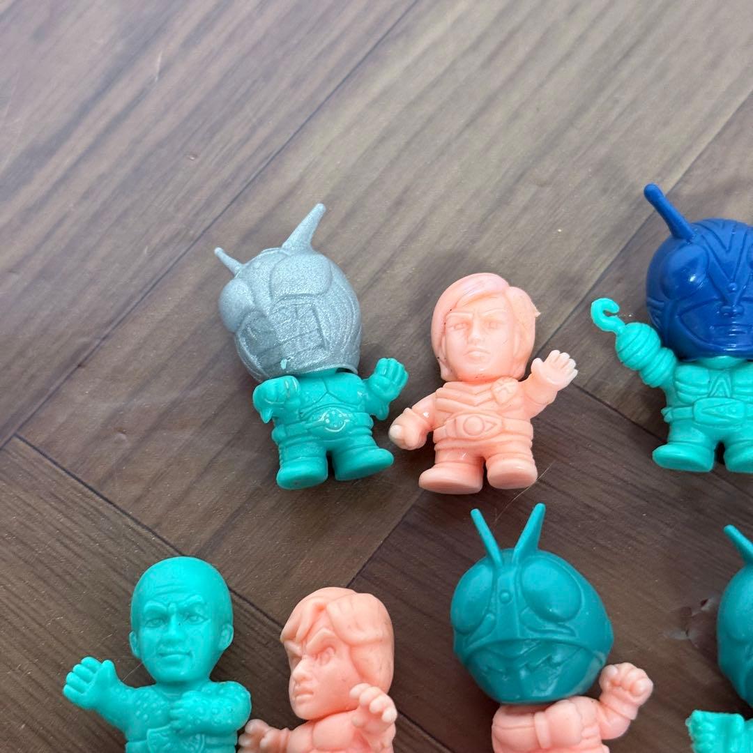【当時物】仮面ライダー倶楽部 SDライダー消しゴム 昭和レトロ まとめ 面取れ