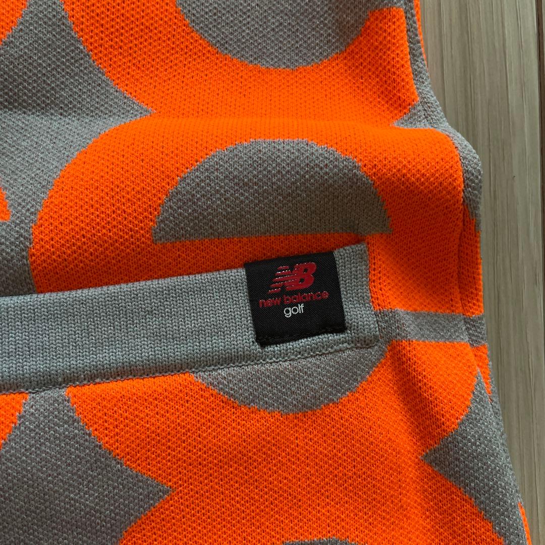 new balance ゴルフワンピース オレンジ/グレー