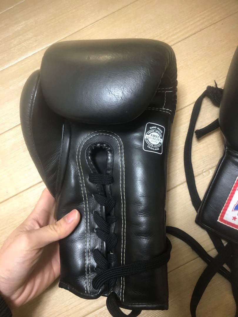 TWINS SPECIAL ボクシンググローブ 12oz 紐タイプ 本革