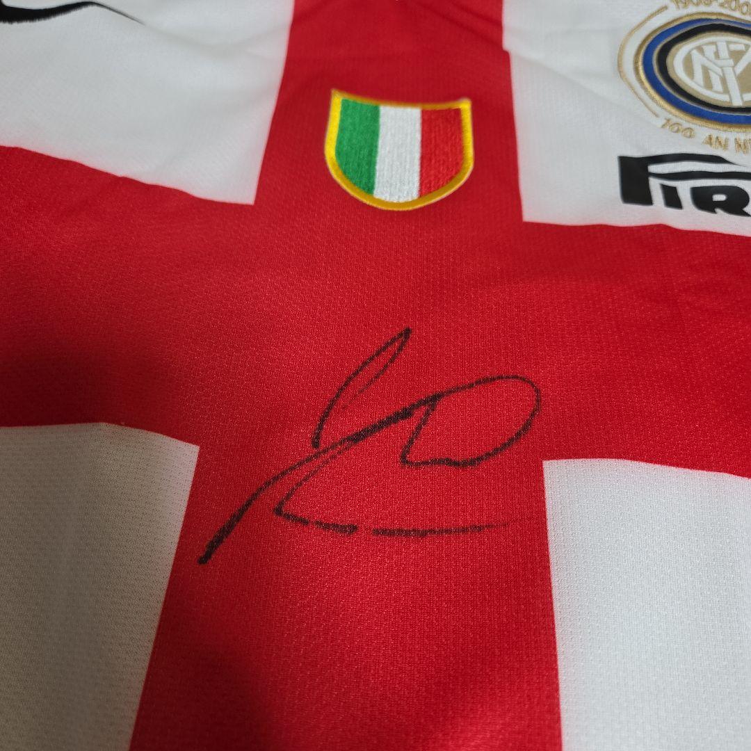 Hernan Crespo サイン入り インテルミラン シャツ M