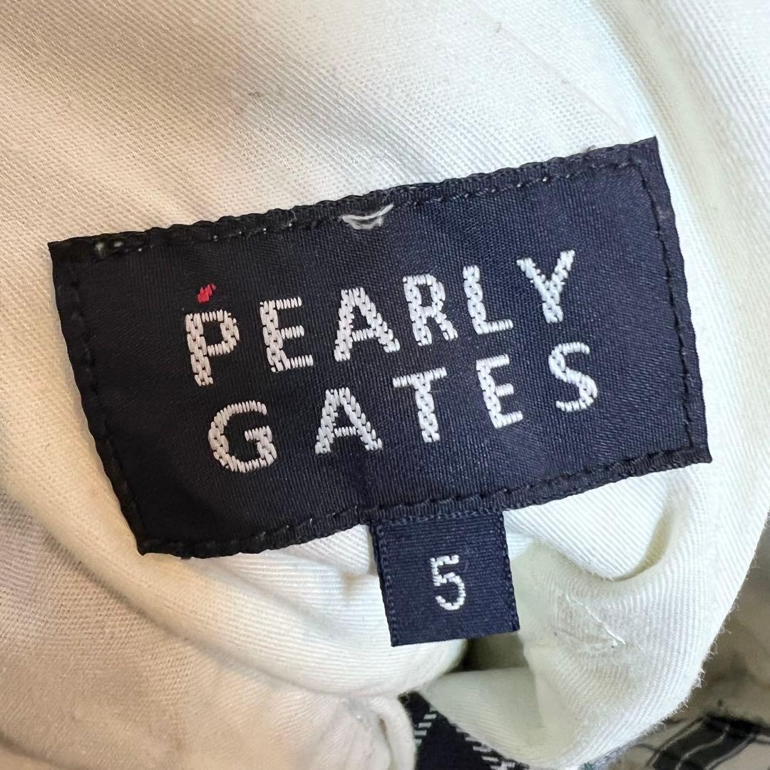 PEARLY GATES パーリーゲイツ チェック柄 パンツ 5 メンズ ゴルフ