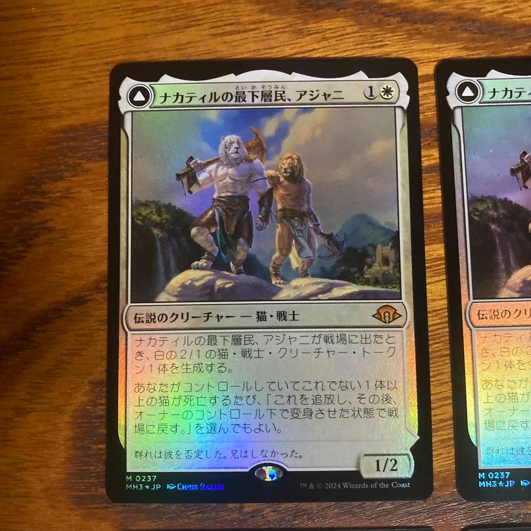 ナカティルの最下層民、アジャニ　4枚セット MTG