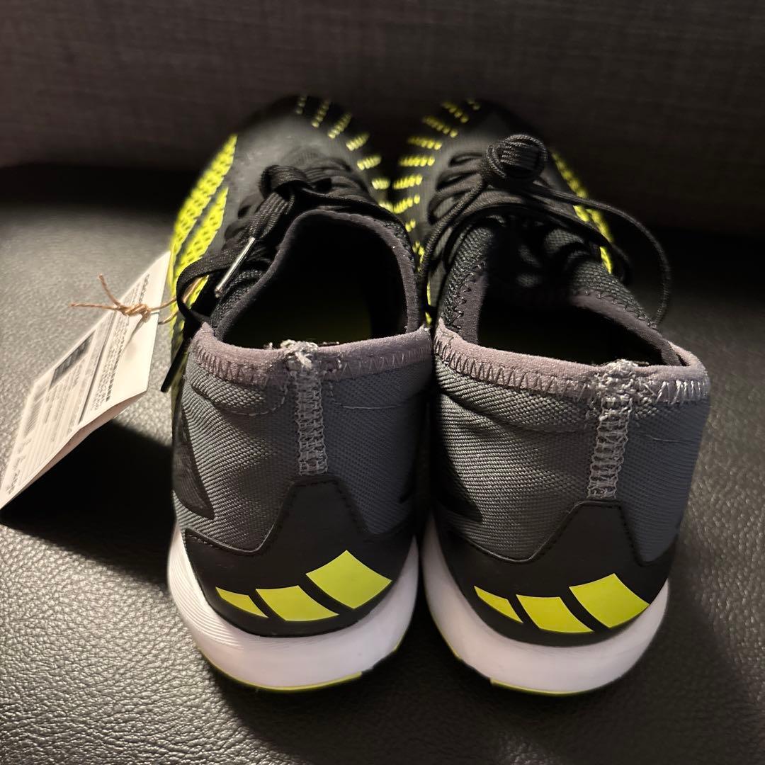【新品】adidas Predator サッカーシューズ 黒/黄緑　25.5cm