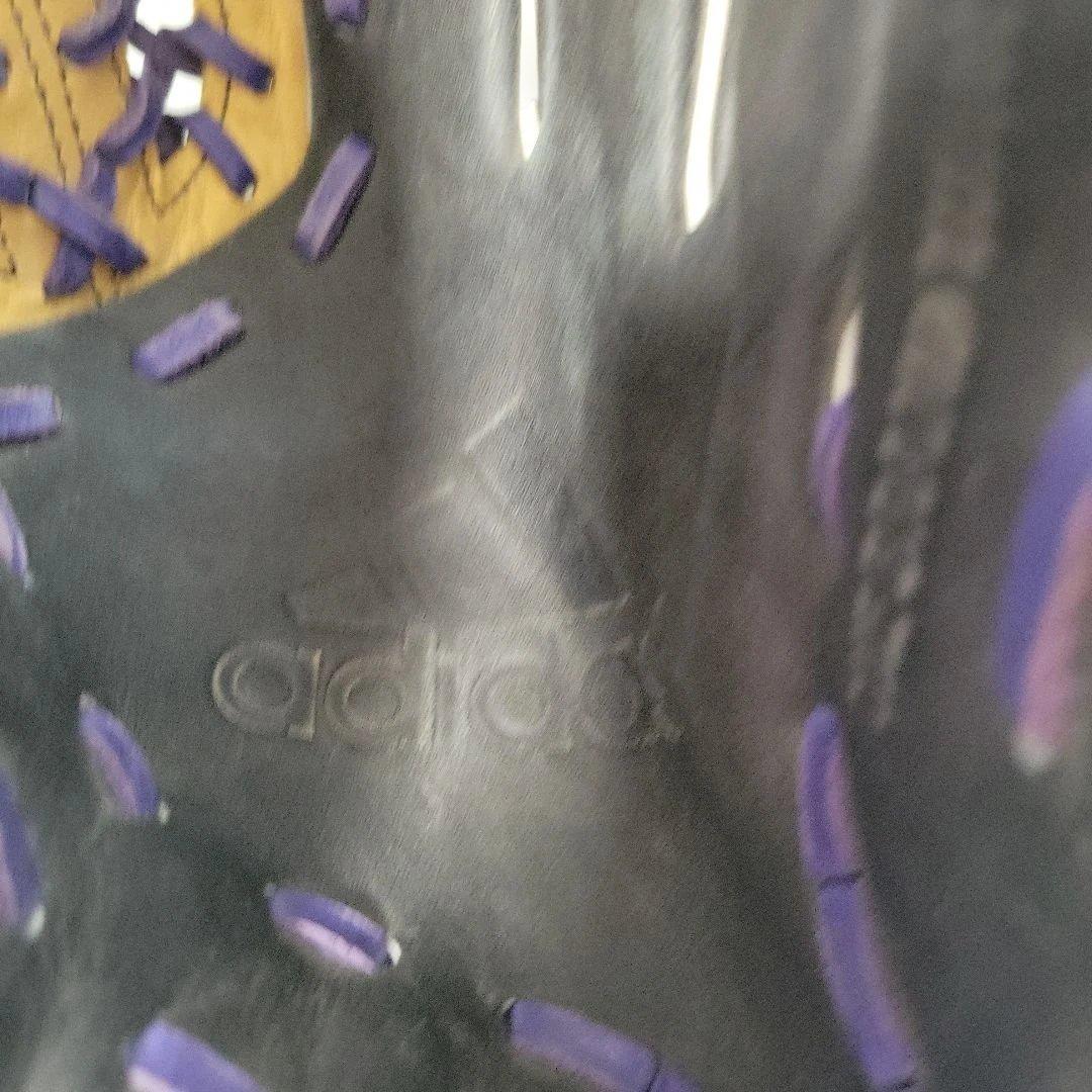 adidas 軟式グローブ ピンク/黒/紫/金