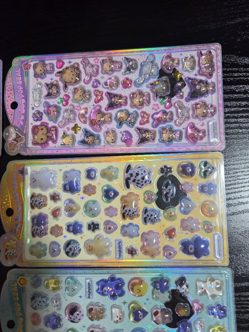 うるちゅるポップシール　8枚セット